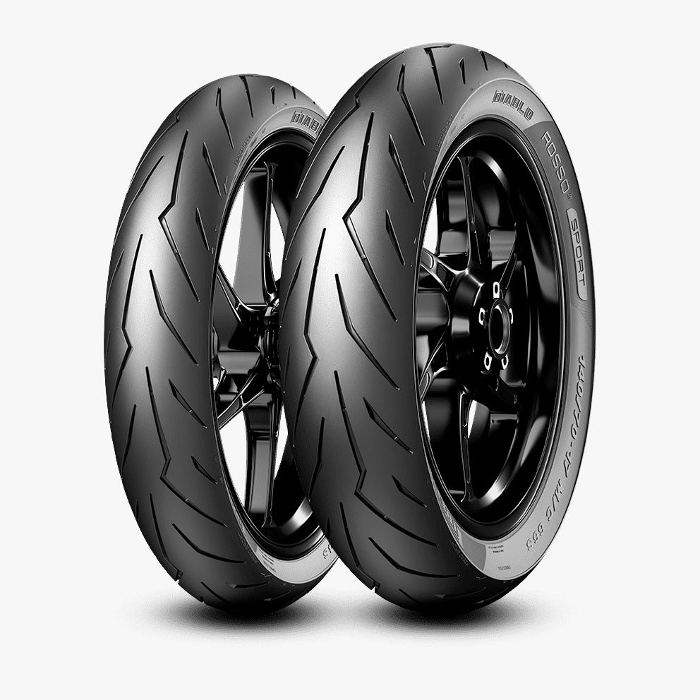 PIRELLI 90/80-17 DIABLO ROSSO SP ANT/POST 46S - Centrogommeitalia